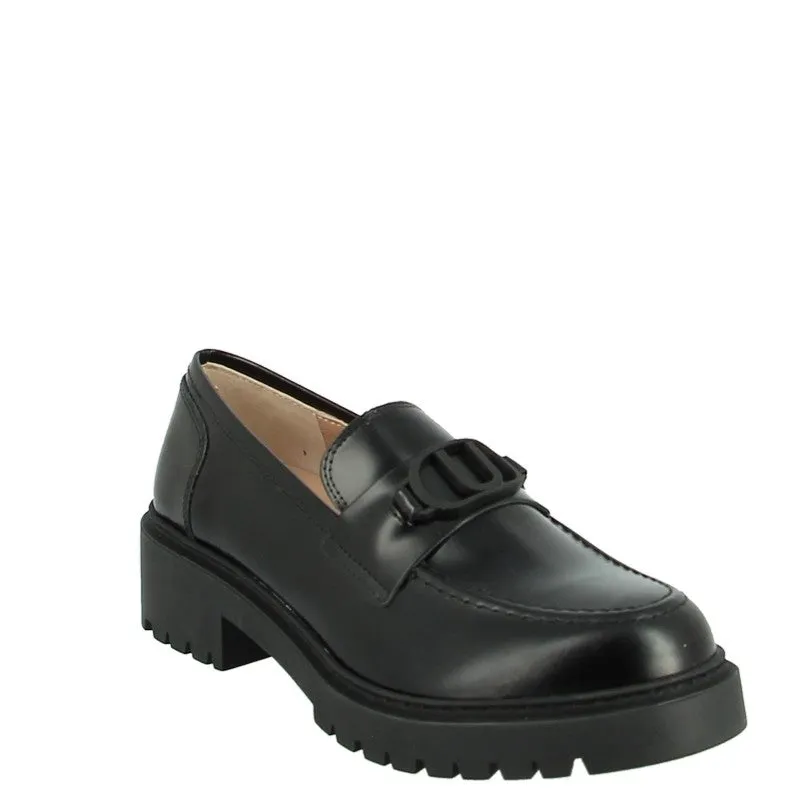 Unisa Gabon Black Loafer