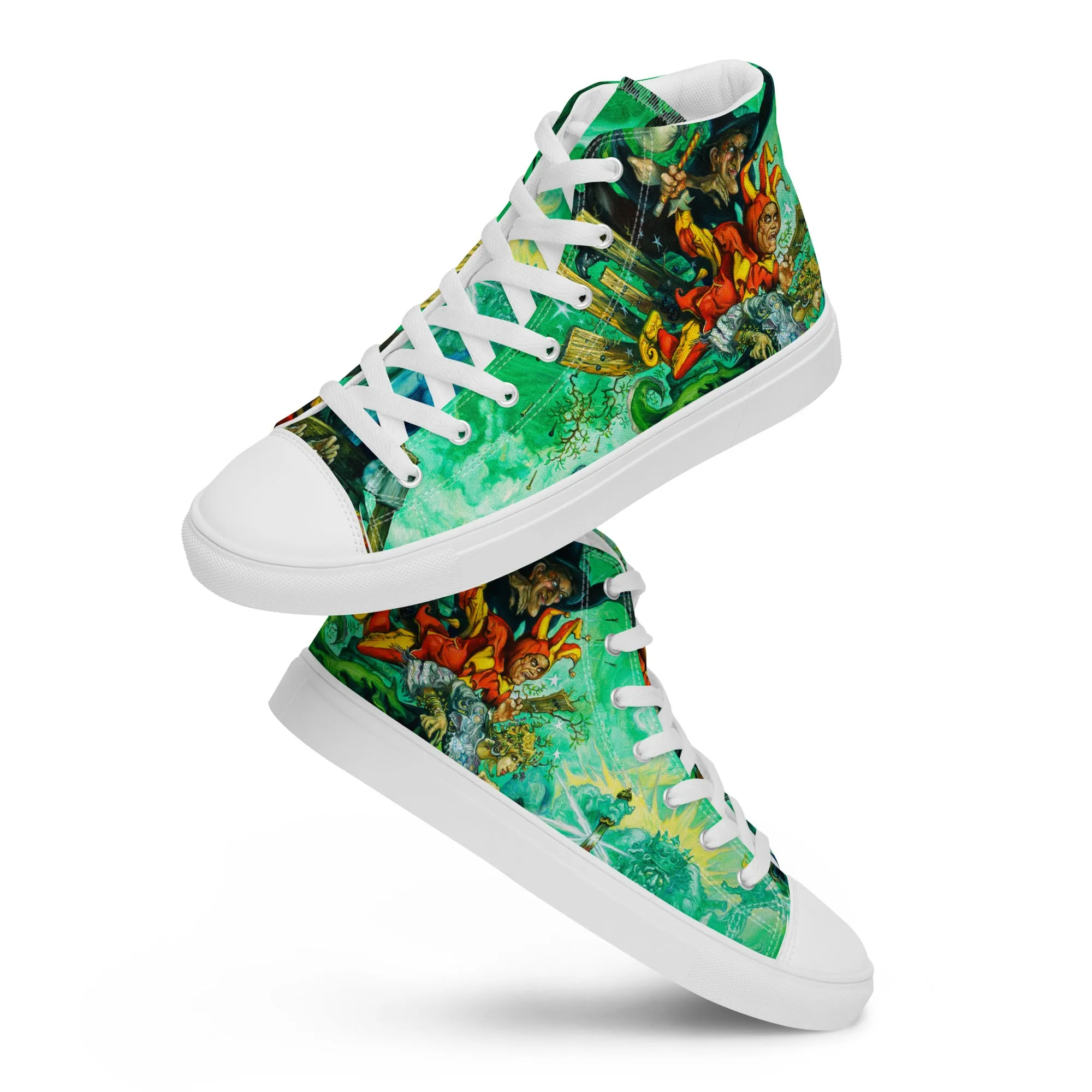 Wyrd Sisters Women’s High Top Canvas Shoes -  Free Shipping *US SIZES SHOWN! USE CHART!